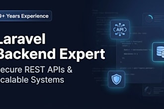 develop secure laravel rest apis and backend systems