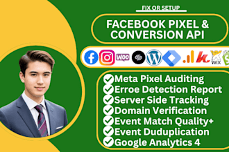 setup facebook pixel conversion API fix meta pixel server side tracking by GTM