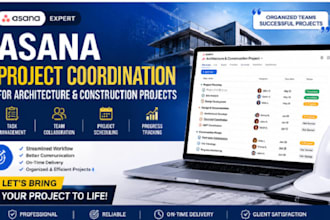 do asana project coordination for architecture and construction projects