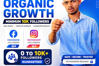 grow facebook and instagram organically