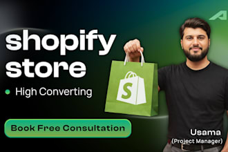 design or redesign your shopify website, ecommerce store