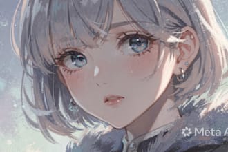 draw you a painterly anime style portrait