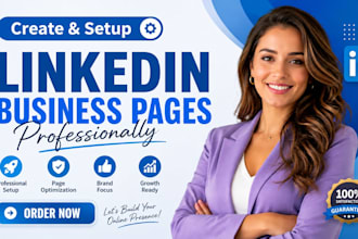 create an impressive linkedin business page