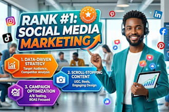 manage and grow up your face book, instagram and tiktok