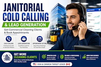 do janitorial cold calling and lead generation