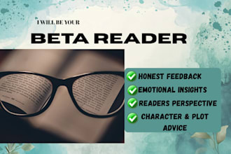 developmental editing proofreading, betaread your manuscript