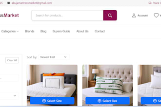 build a full featured ecommerce website with django and react