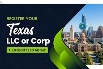 setup texas llc registration with registered agent service and compliance filing