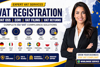 handle eu vat registration vat oss,eori vat filing in italy,poland,germany,spain