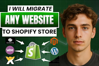migrate woocommerce to shopify, wix, wordpress, squarespace to shopify migration