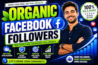 grow your facebook followers organically with fb paid ads campaign