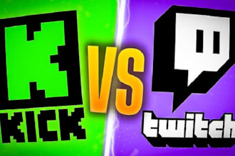 organic USA youtube video twitch and kick promotion for 1 million live views