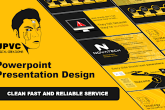 create a presentation deck according to your needs