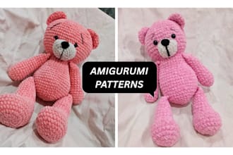 write and test amigurumi crochet pattern pdf with pictures