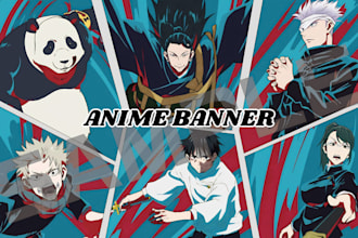 design eye catchy anime banners anime header profile picture for youtube twicth