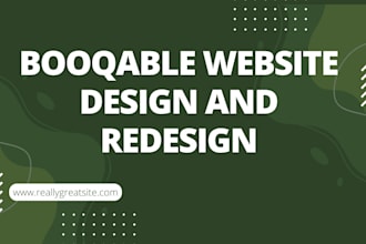 booqable website design and redesign landing page design