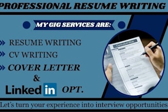 professionally rewrite, create 24hrs ats resume writing, federal resume writing