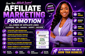 do affiliate marketing promotion clickbank cpa amazon affiliate traffic