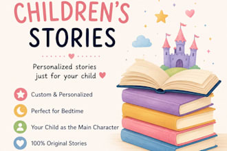 write a personalized childrens story for your child