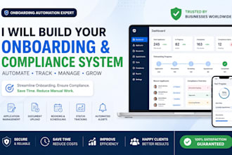build a background check onboarding portal with booking and status tracking