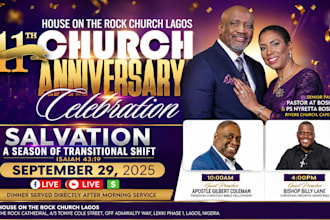 design mordern church flyer, conference flyer for ministry events or event flyer