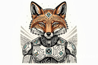 draw custom your portrait or pet in tattoo style