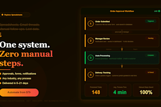 automate your business processes with a custom web app