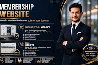 build membership website, lms website and subscription website