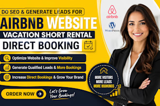 do seo generate leads for airbnb website vacation short rental direct booking
