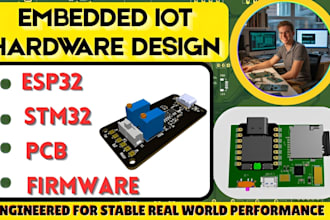 design iot hardware pcb and firmware for esp32 stm32 system