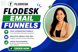 design flodesk email funnels