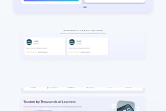 develop custom lms web application using react node js