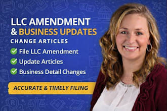 manage llc amendment, change articles, company update, state compliance