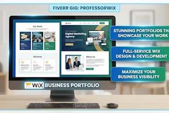 wix business portfolio website
