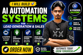 build ai automation systems for lead generation and sales