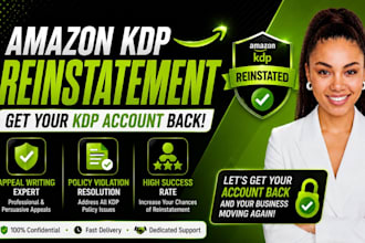 reinstate amazon kdp suspension termination