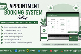 set up calendly setmore acuity and square appointments