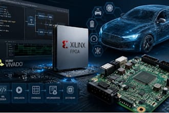design xilinx fpga, vivado verilog vhdl, and embedded hardware systems
