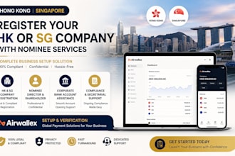 register your hong kong or singapore company with nominee services and airwallex