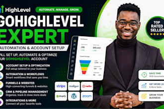setup gohighlevel automation, ghl expert