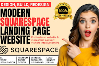 build moden wix squarespace website design redesign squarespace blog development