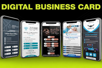 create a clickable digital business card
