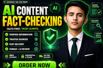 verify and fact check ai content for blogs articles and scripts