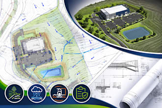 design site grading, drainage, stormwater and land development plans