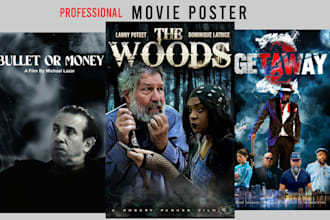 do unique movie poster for you within 5hrs