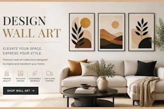 design wall art website wall art shopify store