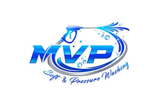 design wonderful soft pressure washing logo
