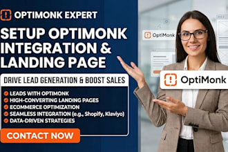 setup optimonk integration optimonk lead generation optimonk landing page