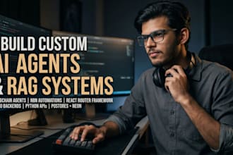 build custom ai agents and rag systems