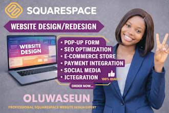squarespace website redesign squarespace website design square website design
